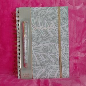 Patterned Notebook and Pen Set